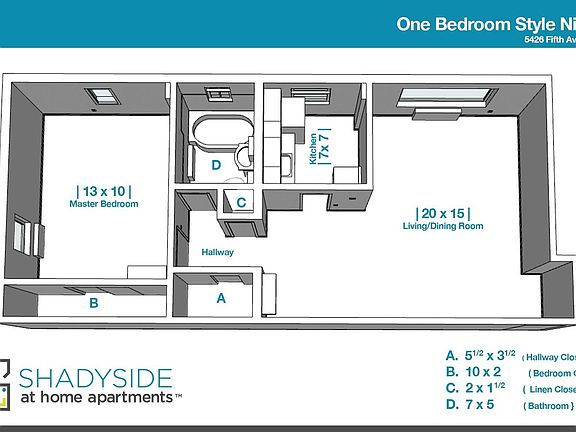 4th image of 5426 5th Ave APT F409