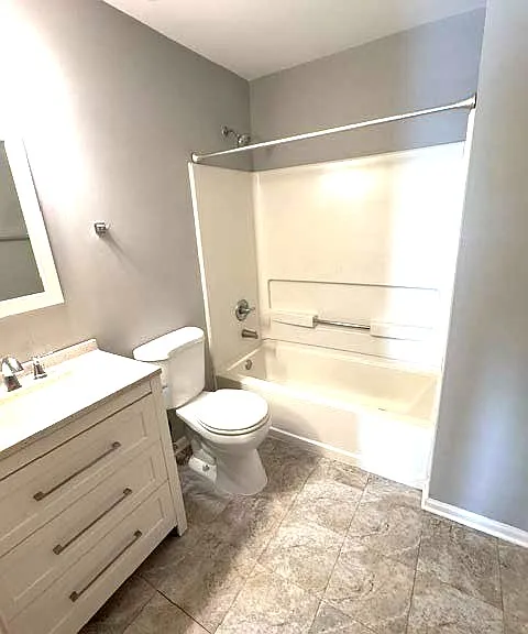 Hallway bathroom