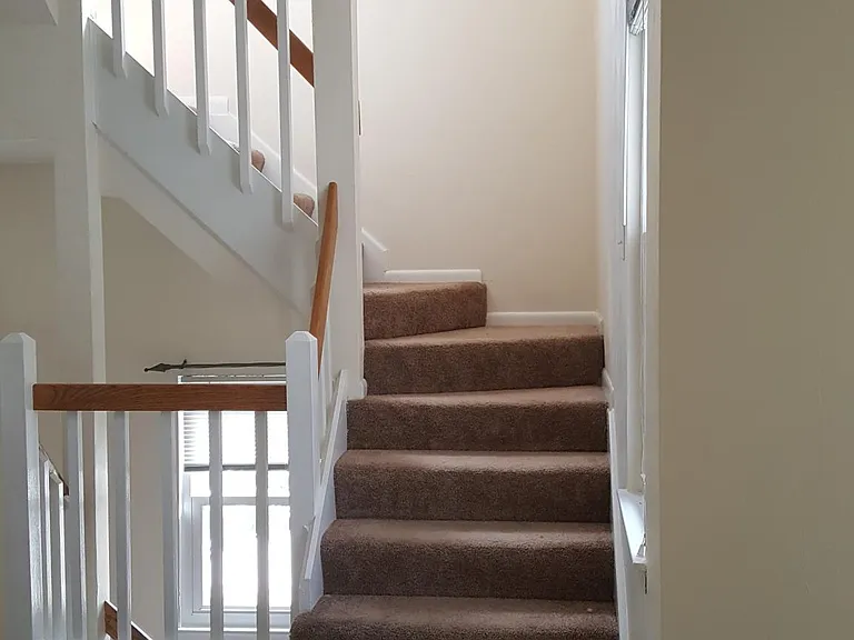 Stairs from the second to the third floor