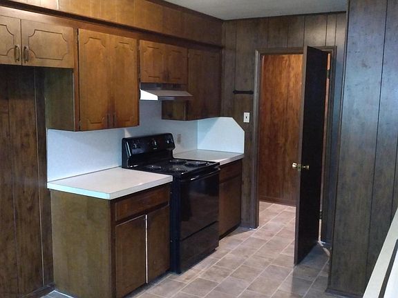 Kitchen with new new range.