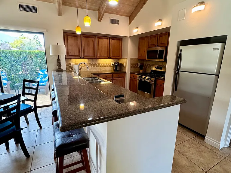Kitchen area.