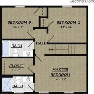3 bed, 2.5 bath, 1352 sqft, $1,900 — Photo 4