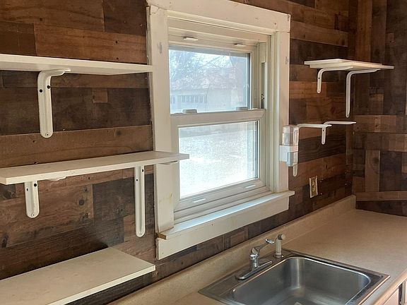 Open shelving in Kitchen