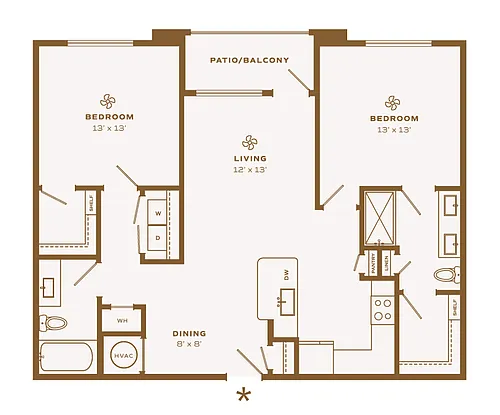Floor plan St. Vrain