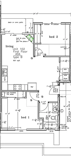 Floor plan 2 Bedroom