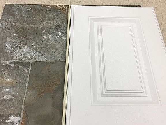 Kitchen flooring/cabinetry