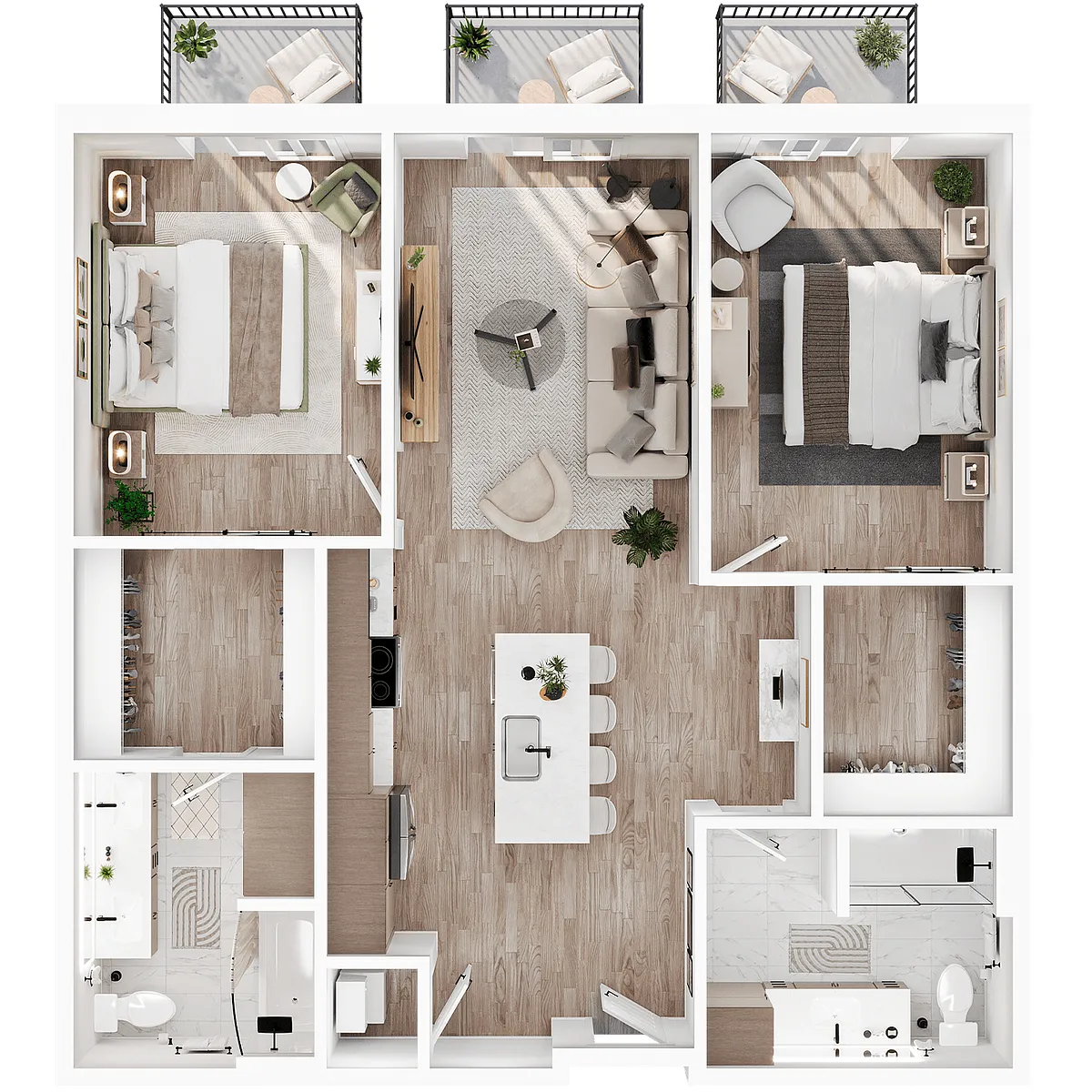 Floor plan Sky Villa