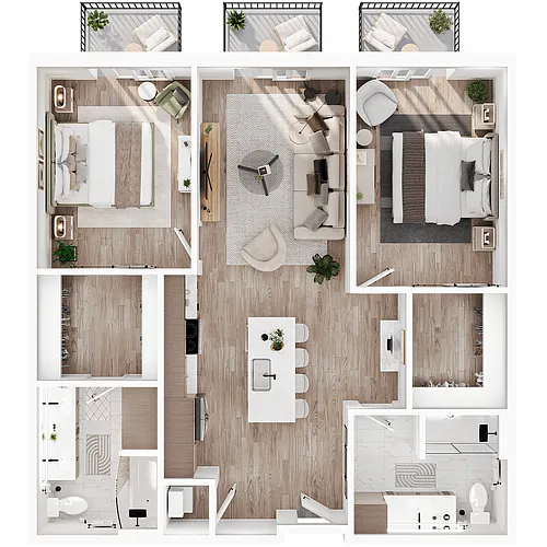 Floor plan Sky Villa