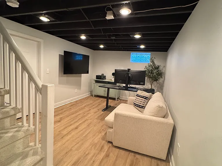 Finished Basement Home Office
