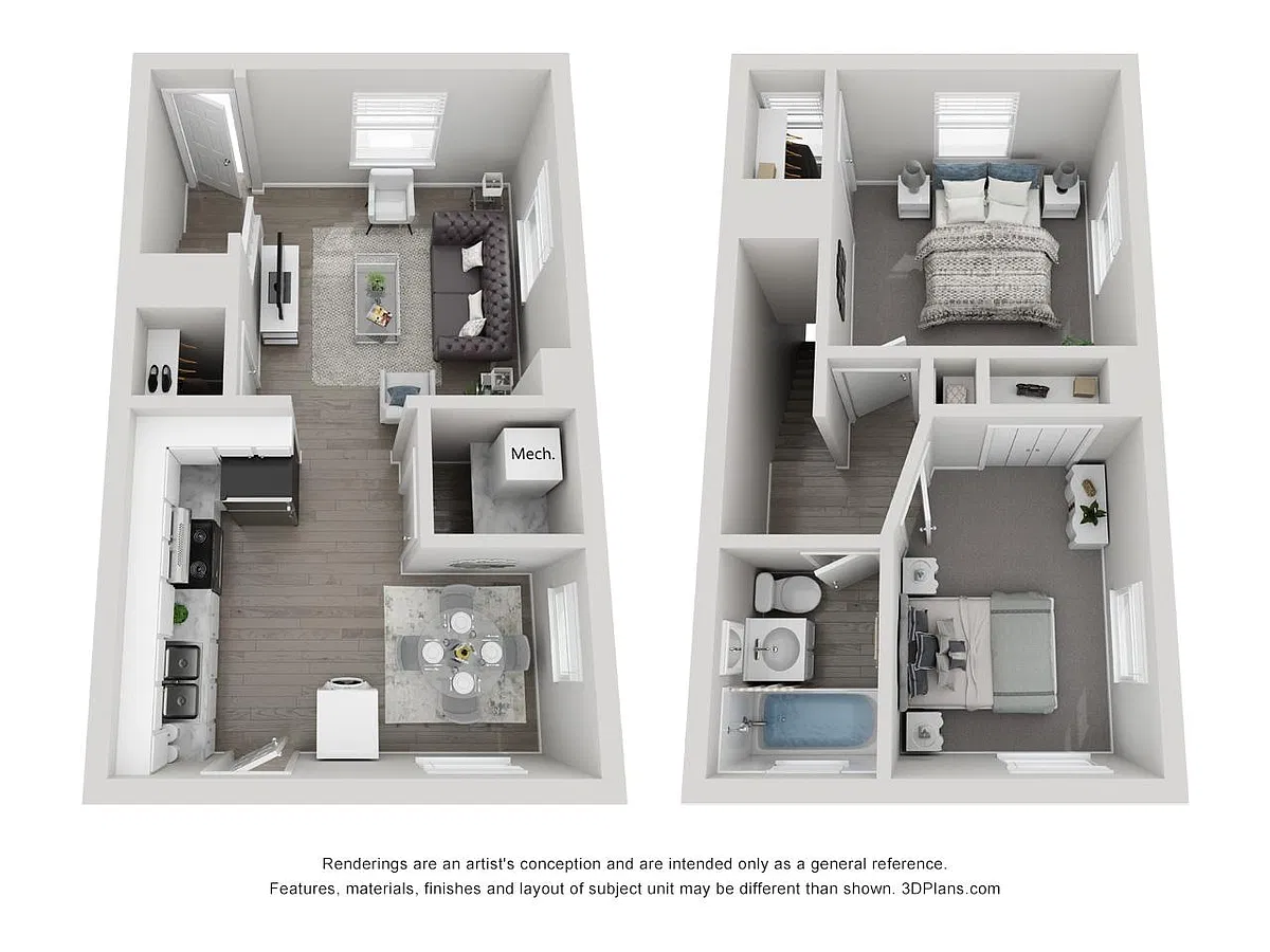 Floor plan 2X1 TH