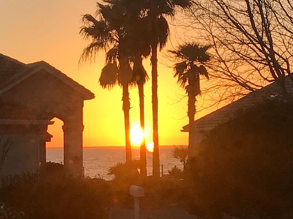 Sunset from balcony