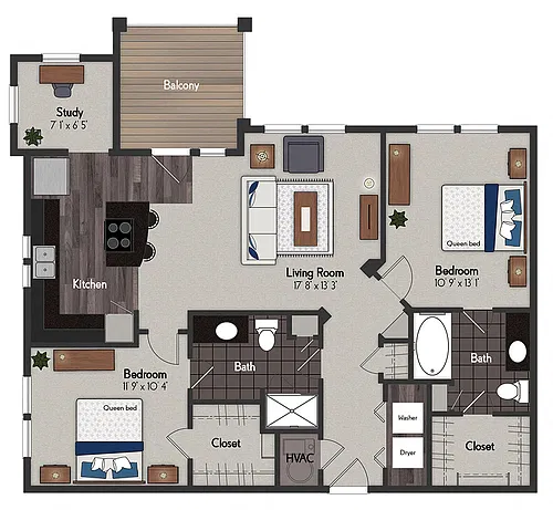 Floor plan Kirkwood