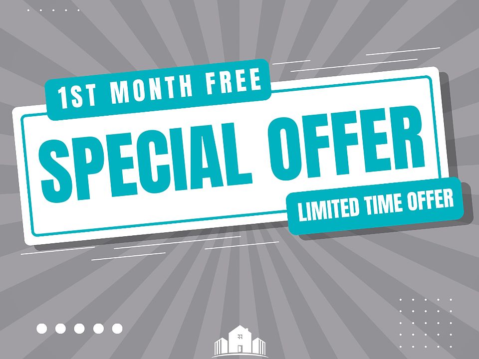 First month free when you sign a 13-month lease in March 2026!