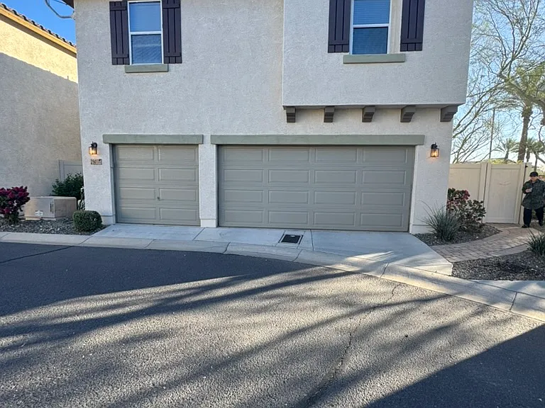 Back of Home Spacious 3 Car Garage
