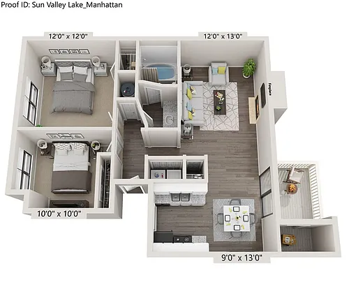 Floor plan Manhatt