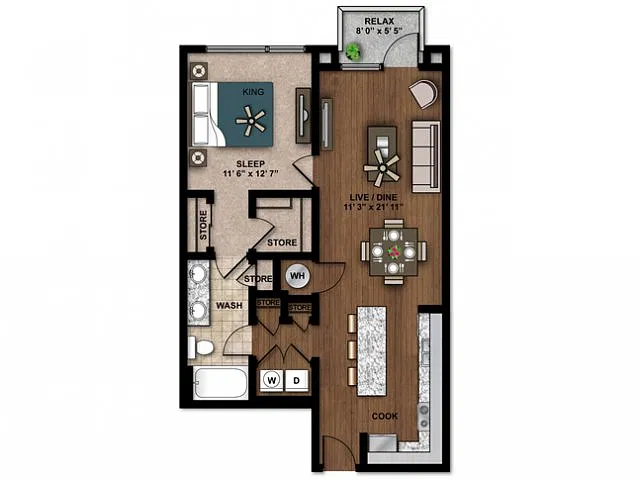 Floor plan Crux