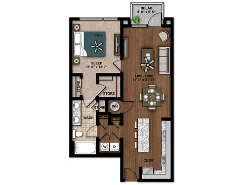 Floor plan Crux