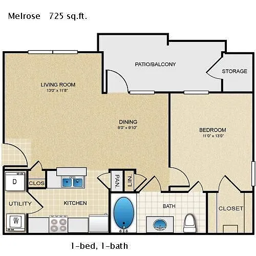 Floor plan Melrose