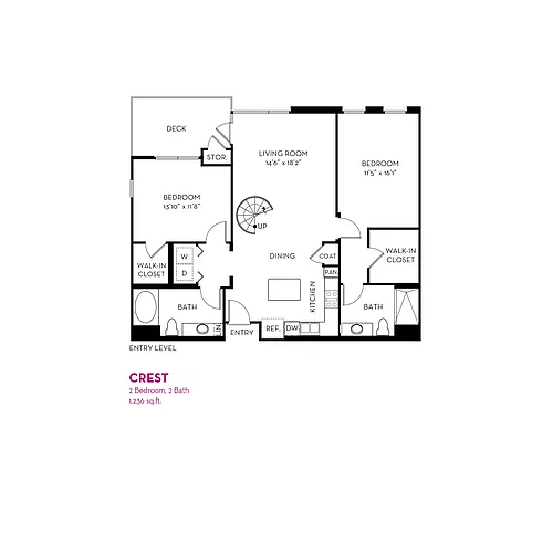 Floor plan Crest