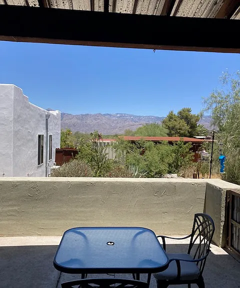 Stunning view of the Santa Catalina Mountains and the Rincons to the east.
The photo does not do it justice.