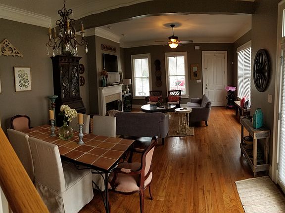 Living and dining rooms