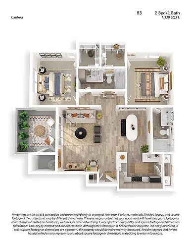 Floor plan B3