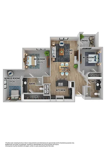 Floor plan Percale