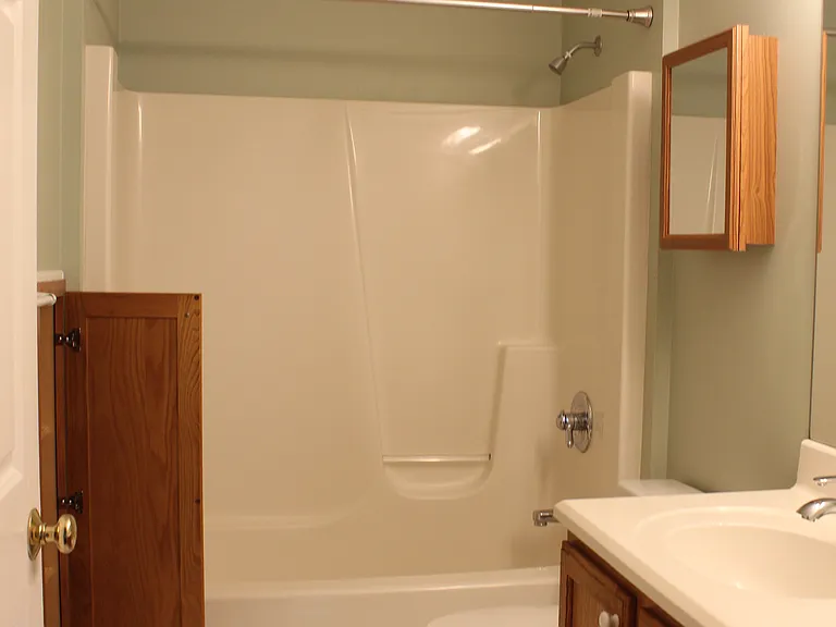 Walk out level bathroom