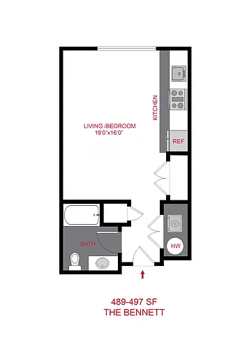 Floor plan The Bennett