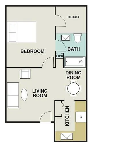 Floor plan 1X1