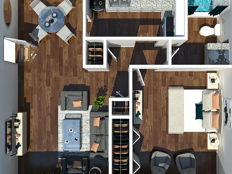 1 Bedroom 1 Bedroom
