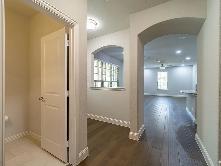 Attractive archways give this home a very upscale and modern feel