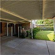 Front porch entry area, notice that is it completely covered.