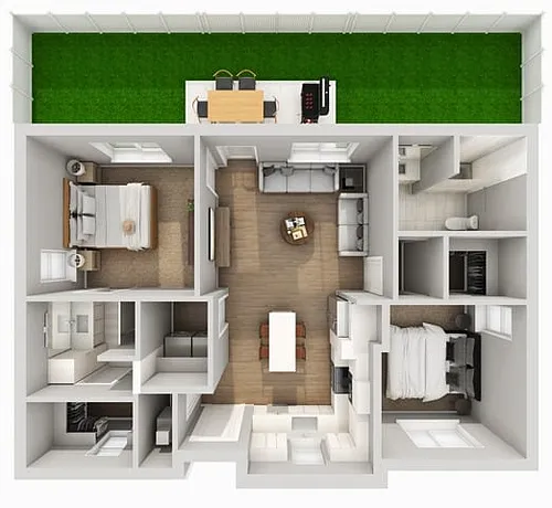 Floor plan Captiva