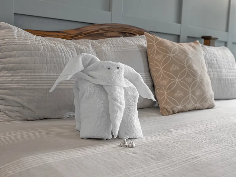 Special touches throughout the home await your arrival
