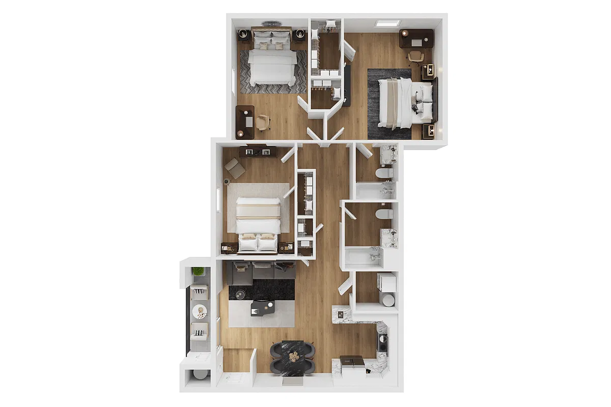 Floor plan The Monroe