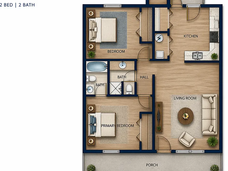 Park Towne Apartments — Photo 15