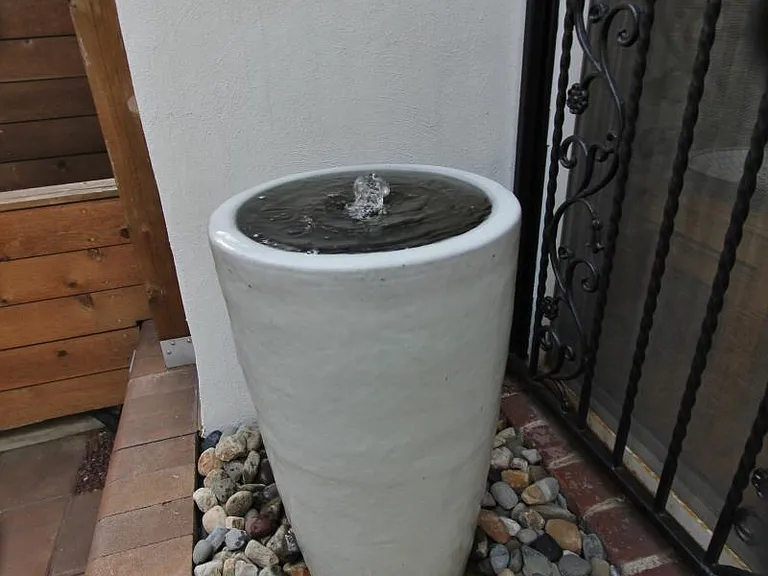 Fountain in the backyard
