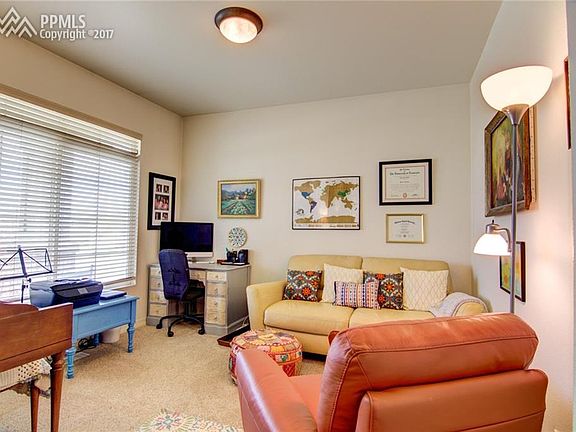 Main level office/study. Perfect music room!