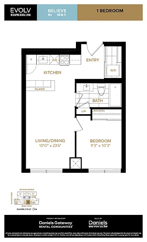 Floor plan Believe