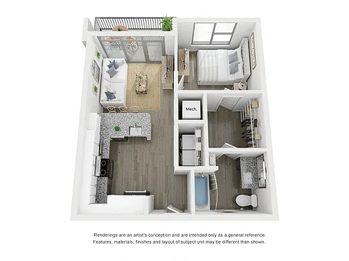 Floor plan A2-A