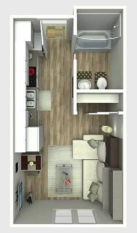 Floor plan Studio