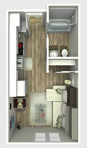 Floor plan Studio