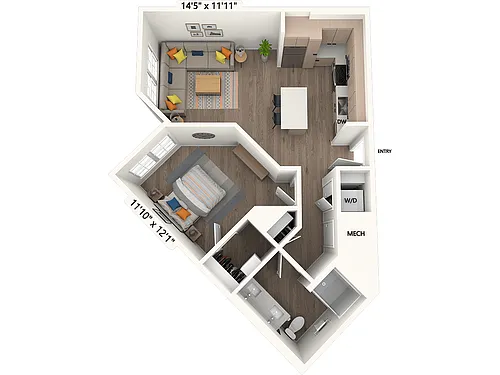 Floor plan AM12-Scheme III