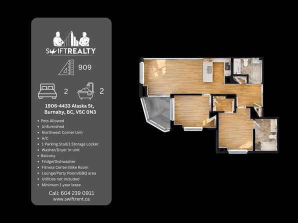 2 bedroom rental in Burnaby — photo 10