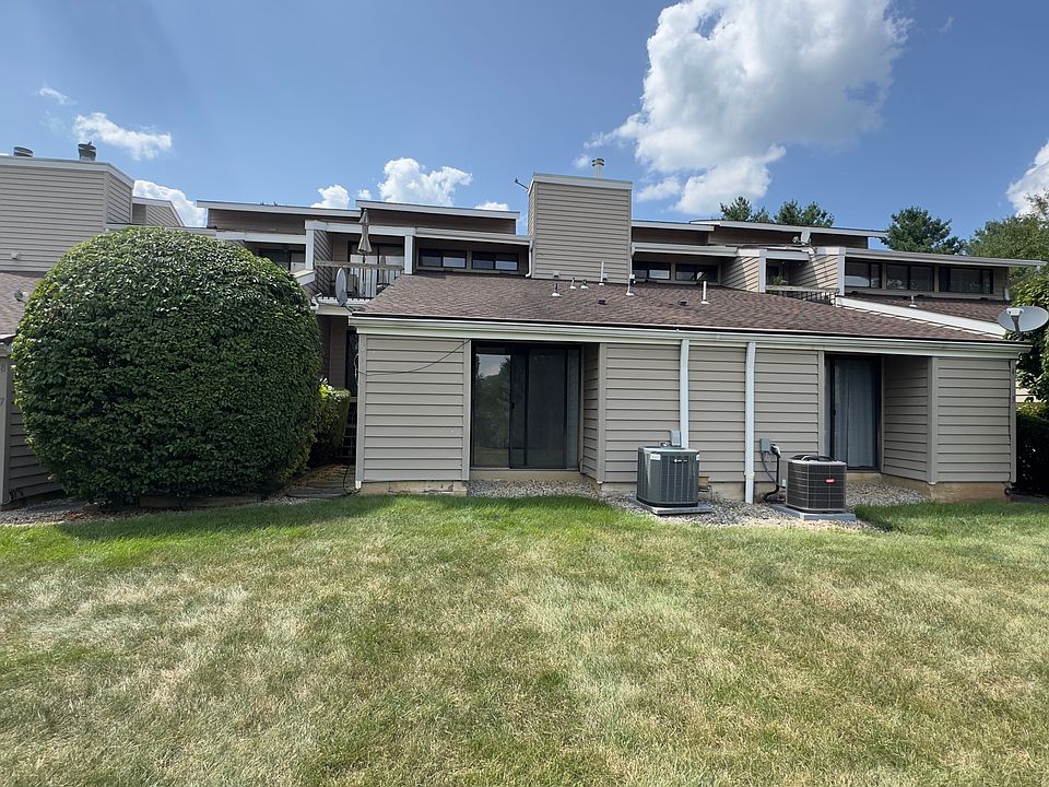 Enjoy a quiet backyard with a large grass area