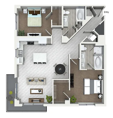 Floor plan B7