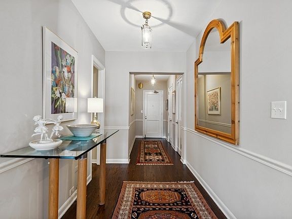 A gracious entry and foyer welcome you home.