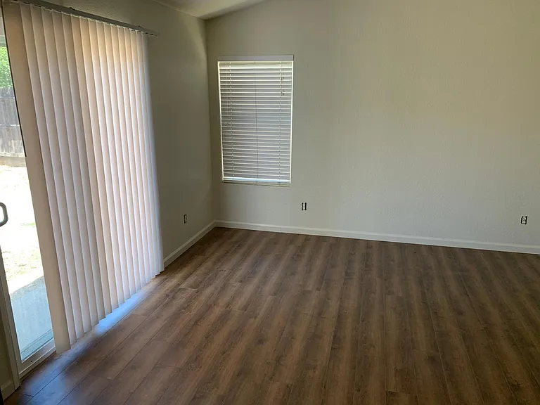 family room with external sliding doors