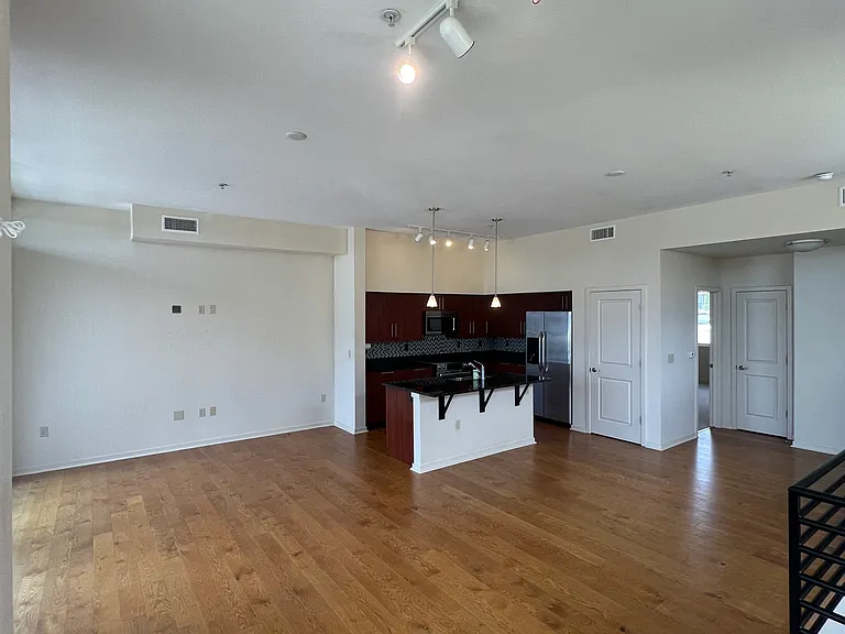 Kitchen and living room
